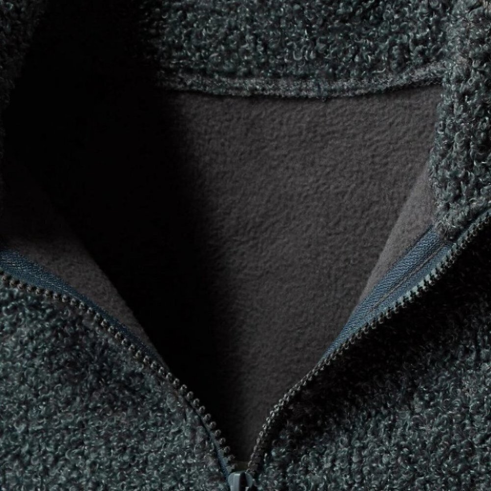 Green Mens Teddy Coat - Picture 5 of 6